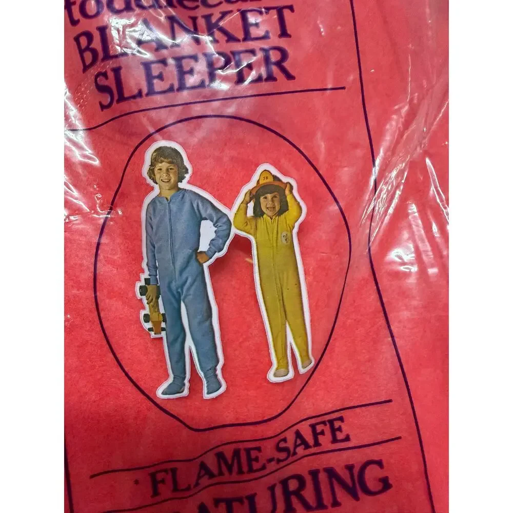 Riegel Toddlecare Blanket Sleeper Size 3 Large Red NOS